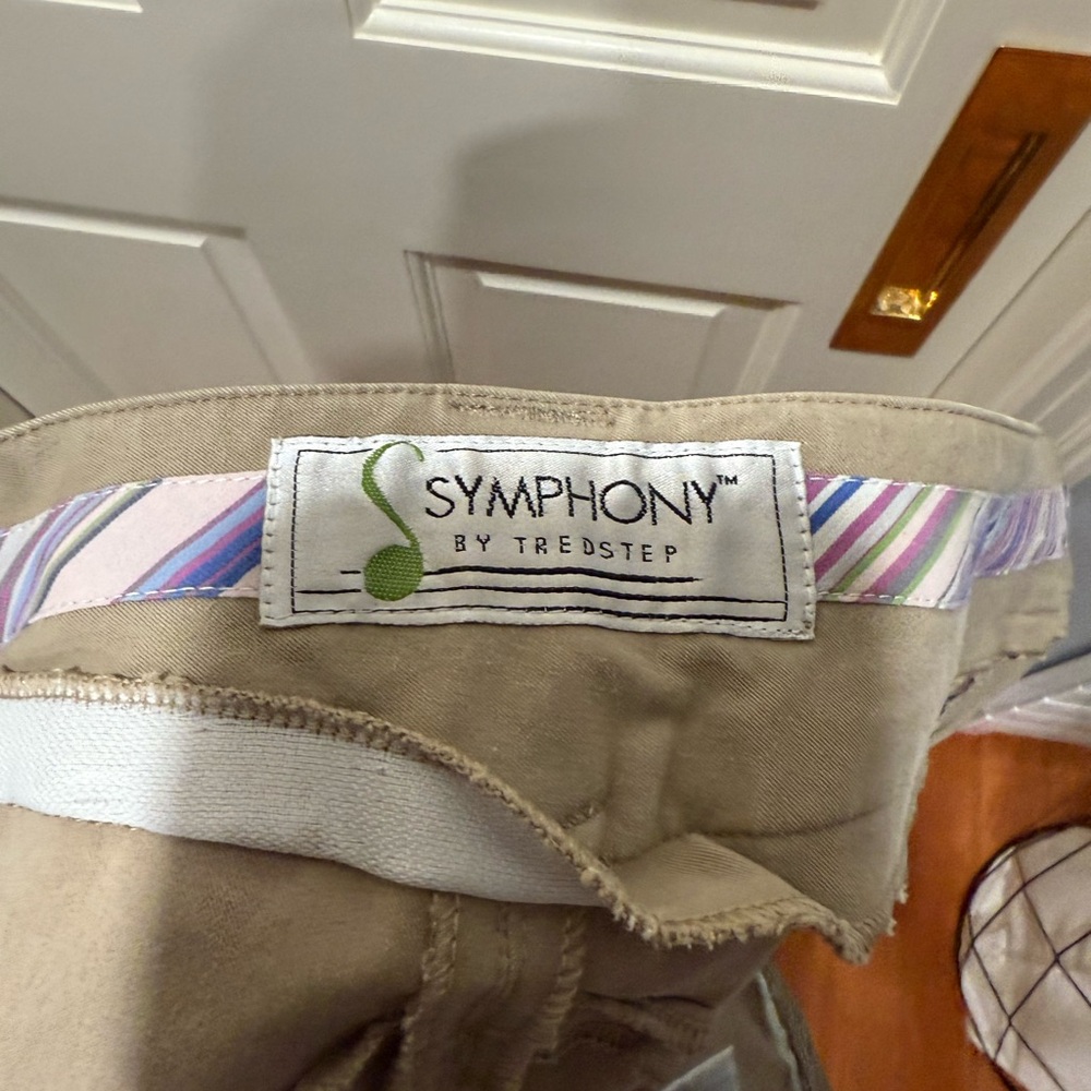Tredstep Symphony Beige Riding Breeches - Women's 28R - Knee Patch Equestrian